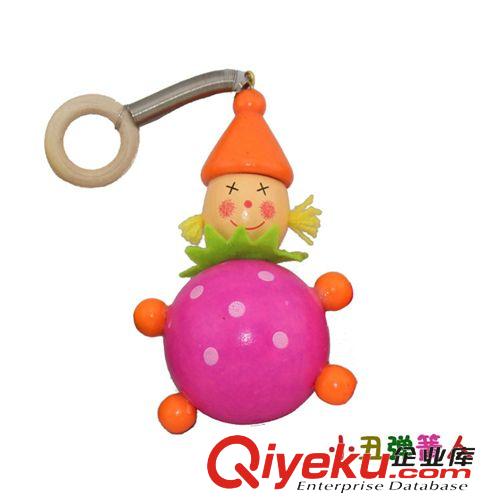 益智玩具 【廠家直銷】熱賣木制玩具 小丑彈簧人 彈彈人彈簧木偶 地?cái)偀豳u原始圖片2