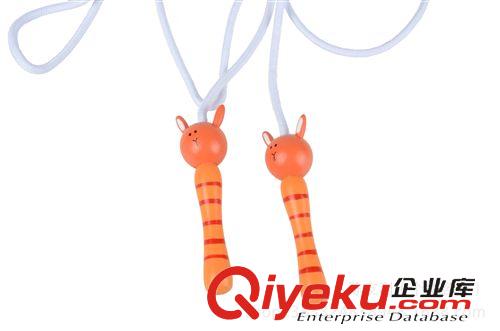益智玩具 卡通木質兒童跳繩批發 彩色木制兒童小號跳繩 促銷禮品 動物跳繩原始圖片2