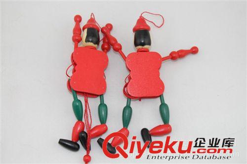 益智玩具 【廠家直銷】長鼻子拉線人 比諾曹拉線人 拉線小丑 拉線木偶原始圖片3