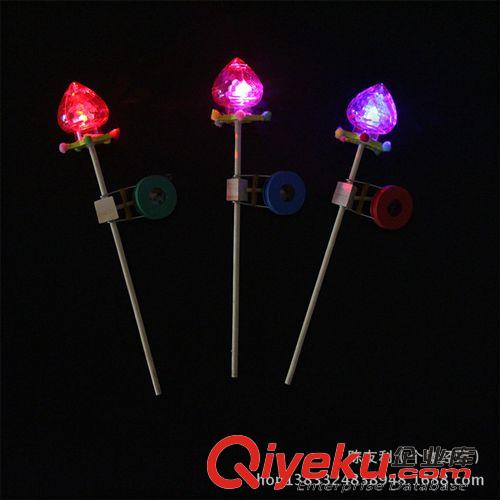 發(fā)光玩具 閃光撥浪鼓 兒童撥浪鼓 LED發(fā)光3節(jié)閃光撥浪鼓 地攤發(fā)光撥浪鼓