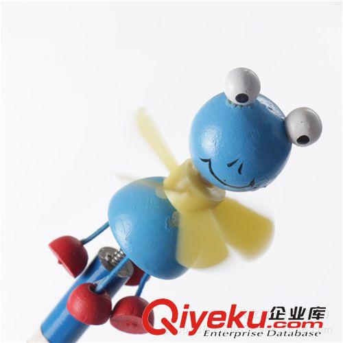 可愛文具 木質風車鉛筆 特色創(chuàng)意鉛筆 玩具鉛筆 動物風車鉛筆 地攤熱賣原始圖片3