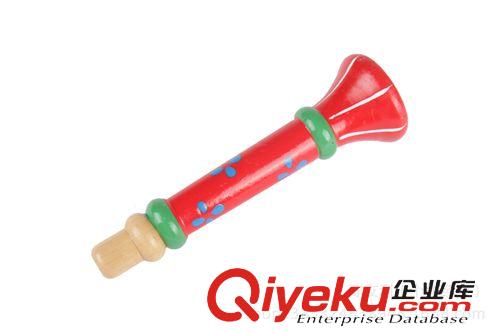 幼兒樂器 地攤熱賣玩具 卡通木制兒童小喇叭玩具 嬰幼兒教具 兒童早教樂器原始圖片3