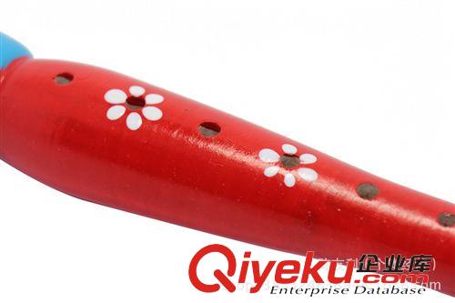 幼兒樂(lè)器 廠家直銷(xiāo) 奧爾夫樂(lè)器木制彩色小短笛 兒童益智趣味玩具 批發(fā)