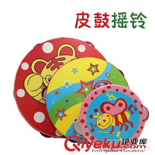 幼兒樂器 奧爾夫打擊樂器 嬰幼兒音樂早教啟蒙玩具 木制卡通皮鼓搖鈴