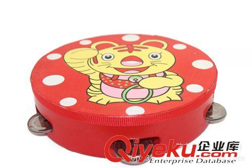 幼兒樂器 奧爾夫打擊樂器 嬰幼兒音樂早教啟蒙玩具 木制卡通皮鼓搖鈴原始圖片2