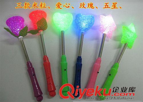 助威玩具 彈簧閃光棒玫瑰燈發(fā)光棒閃光米粒燈彈簧燈粒子燈兒童發(fā)光玩具批發(fā)