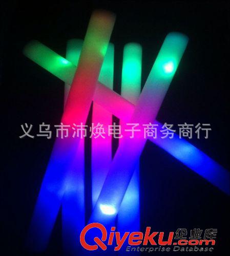 助威玩具 七彩海綿棒 閃光棒 LED發(fā)光棒單色泡沫熒光棒 演唱會活動用品批發(fā)原始圖片2