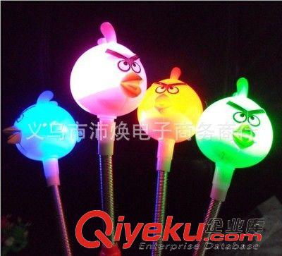 熒光棒 憤怒的小鳥(niǎo)彈簧閃光棒發(fā)光棒卡通熒光棒LED電子棒搖搖棒玩具批發(fā)原始圖片2
