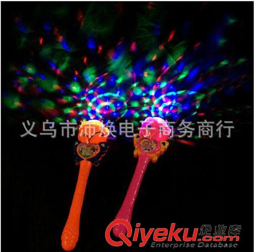 熒光棒 投影閃光風車 電動發(fā)光風車 大號爸爸去哪兒魔法棒巴拉小魔仙玩具原始圖片2