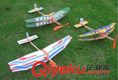 飛天仙子 航模拼裝橡皮筋飛機(jī) 模型玩具天馳橡筋動(dòng)力雙翼機(jī) 科普模型批發(fā)原始圖片2