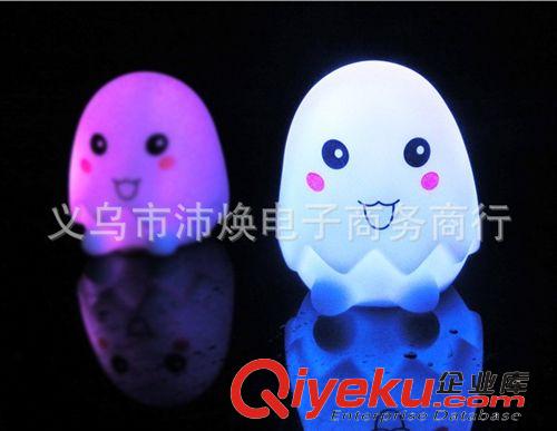 小夜燈 七彩蛋殼小人燈 可愛蛋人燈 七彩迷人蛋殼小夜燈 新款變色小夜燈原始圖片3