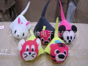 拉線玩具 拉線老鼠（印花） 海綿老鼠 拉線兔子 兒童玩具地?cái)倧S家直銷批發(fā)原始圖片2
