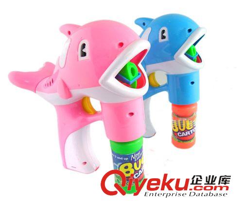 家居百貨 兒童全自動(dòng)泡泡槍玩具 電動(dòng)吹泡泡機(jī) 海豚款贈(zèng)泡泡水 帶燈光音樂原始圖片3