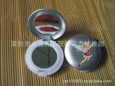 發光語音鏡子 廣告禮品鏡子  禮品塑料鏡子化妝鏡  塑料折疊鏡子原始圖片3