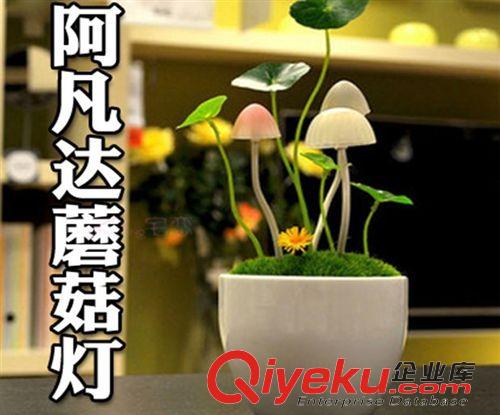 插電夜燈 阿凡達蘑菇燈/七彩燈光控感應燈/led小夜燈原始圖片2