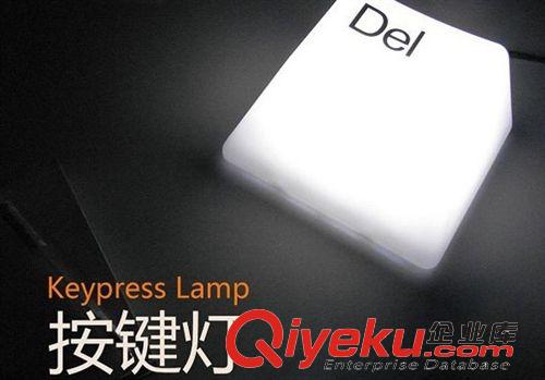 插電夜燈 按鍵臺燈 LED鍵盤燈 創意LED燈 USB電池雙用 臥室床頭原始圖片3