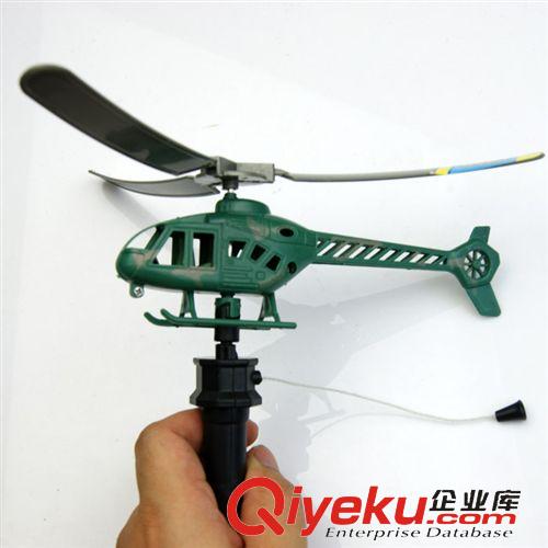 嬰兒玩具 手柄拉線飛機/動力直升飛機 可以飛上天的拉線飛機兒童戶外