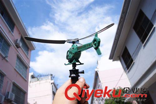 嬰兒玩具 手柄拉線飛機/動力直升飛機 可以飛上天的拉線飛機兒童戶外