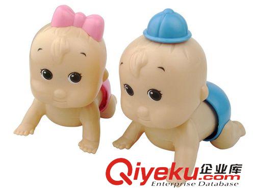 上鏈玩具 上鏈爬娃 寶寶玩具 會扭屁股上鏈發條爬娃玩具原始圖片3