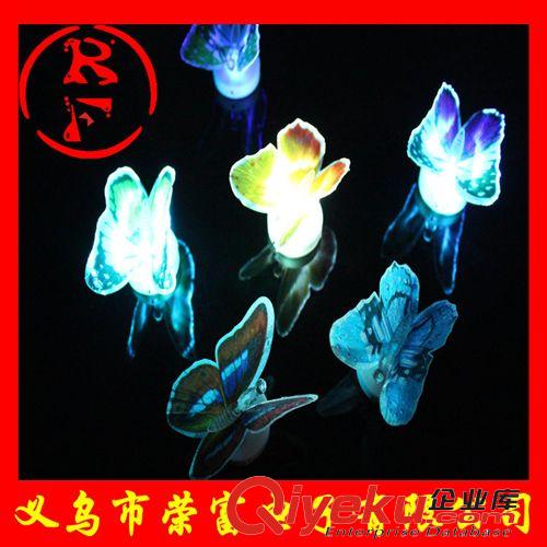LED發(fā)光糊蝶 新奇特?zé)晒夂?仿真動(dòng)物 發(fā)光蝴蝶 蝴蝶便利貼 出口歐美 商品原始圖片2