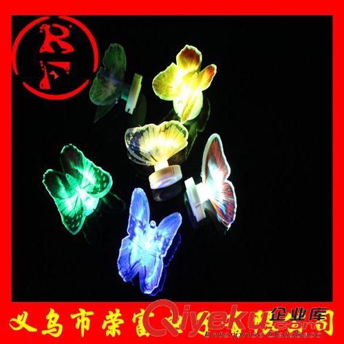 LED發(fā)光糊蝶 新奇特?zé)晒夂?仿真動(dòng)物 發(fā)光蝴蝶 蝴蝶便利貼 出口歐美 商品原始圖片3