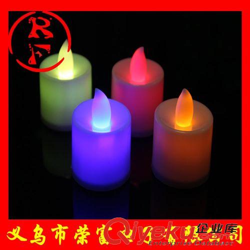 LED發(fā)光蠟燭 批發(fā)圓柱形LED電子蠟燭燈 仿真婚慶燭臺(tái)蠟燭 出口歐美 發(fā)光蠟燭