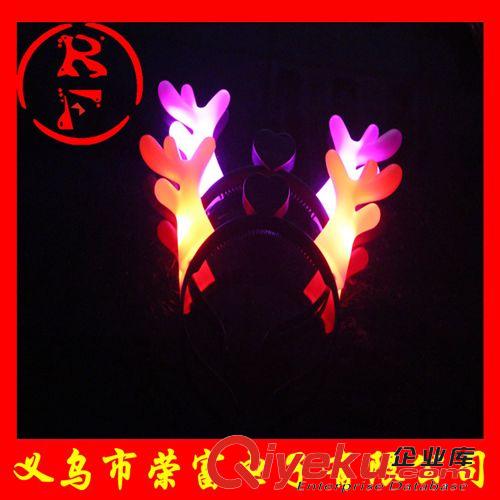 LED發(fā)光頭飾 光鹿角頭箍 閃光頭箍 發(fā)光鹿角 圣誕鹿角頭飾 發(fā)光閃光 出口歐美原始圖片3