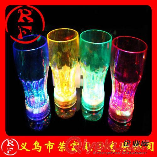 LED發(fā)光酒杯 多彩閃光大號可樂杯  發(fā)光杯子 led閃光杯 夜光杯 出口歐美原始圖片3