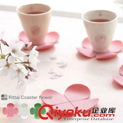 居家用品  花朵形防燙硅膠杯墊 四葉草防滑荼具墊 桌墊 隔熱咖啡墊 批發
