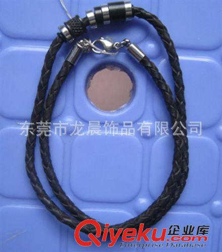 ☆手機繩☆ 廠家熱銷黑色皮繩 蠟繩 PU繩 繩帶 環(huán)保繩帶 zp皮繩 韓國絲原始圖片2