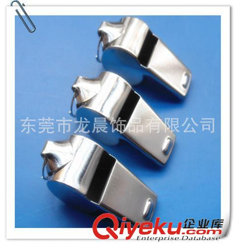 ☆口哨☆ 廠家直銷 18*47mm 小號(hào)鐵口哨 喊命令哨子 口哨贈(zèng)品 亮白不生銹原始圖片2