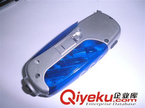 戶外用品及登山扣 多功能螺絲刀 卷尺 水平儀 照明LED 四合一螺絲刀 60克