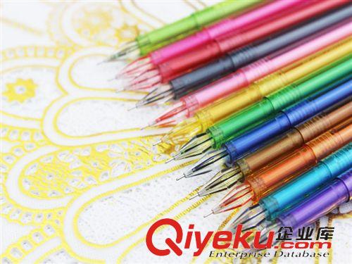 書寫工具區 920韓國文具炫彩鉆石中性筆辦公用品韓國中性筆彩色中性筆原始圖片2