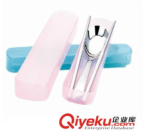 野炊精品專區(qū) 出口韓國(guó)便攜餐具三件套裝盒子 戶外出差不銹鋼勺子筷子套裝便攜