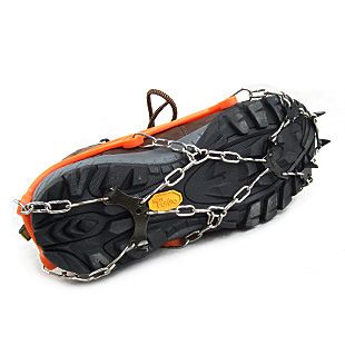 登山杖用品 戶外登山防滑鞋套冰爪 八齒冰爪 防滑釘 簡易雪地防滑爪送便攜袋原始圖片2