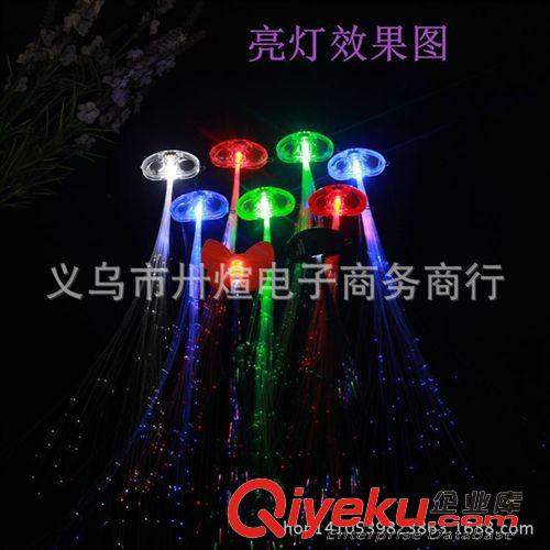 助威道具 廠家直銷(xiāo)閃光發(fā)光辮子 LED光纖絲辮 高性?xún)r(jià)比LED發(fā)光辮子原始圖片3