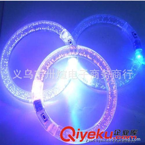 發(fā)光手環(huán)手鐲 義烏廠家批發(fā)led閃光七彩發(fā)光手環(huán) 發(fā)光亞克力LED手鐲 地?cái)偀豳u(mài)原始圖片2