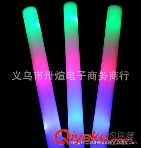 發(fā)光棒 廠家批發(fā)單色發(fā)光海綿棒熒光棒閃光電子泡沫棒KTV 酒吧演唱會(huì)用品原始圖片2
