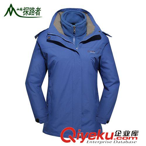 戶外服裝 廠家zp情侶款抓絨兩件套沖鋒衣戶外登山秋冬加厚外套男女沖鋒衣原始圖片2