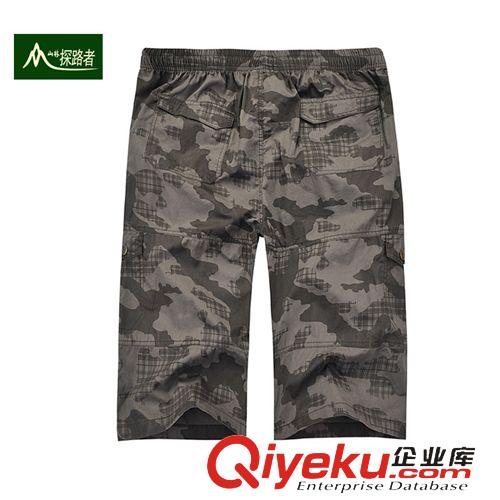 服裝代理加盟 山林探路者2015春裝新款男士休閑七分沙灘褲 修身純棉運(yùn)動(dòng)褲批發(fā)