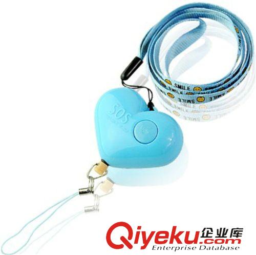 防身防盜報(bào)警 廠家直銷心形帶燈個(gè)人報(bào)警器 防狼器防丟器 女孩必備用品原始圖片2