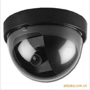 防身防盜報警 半球仿真攝像頭監(jiān)控器 監(jiān)控攝像機(jī)假攝像頭防盜報警器家用原始圖片3