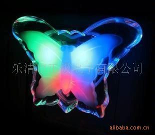 插電小夜燈 蝴蝶節(jié)能插電小夜燈/安睡燈/床頭燈/禮品燈