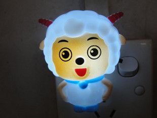 插電小夜燈 節能創意愛心插電led小夜燈 心形燈床頭燈
