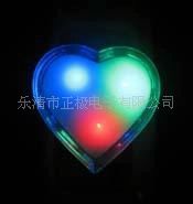 插電小夜燈 節能創意愛心插電led小夜燈 心形燈床頭燈