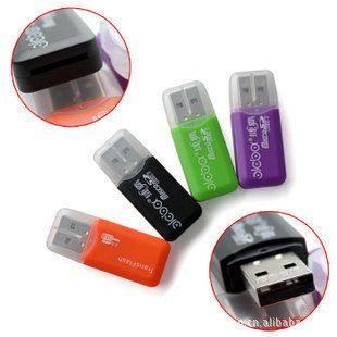 電腦周邊 創意家居用品 手機讀卡器批發 迷你高速讀卡器可愛