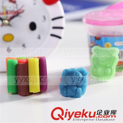 文化學(xué)習(xí) 批發(fā)學(xué)生小孩過家家玩具 環(huán)保彩泥 小桶橡皮泥 一元二元廠家貨源原始圖片3