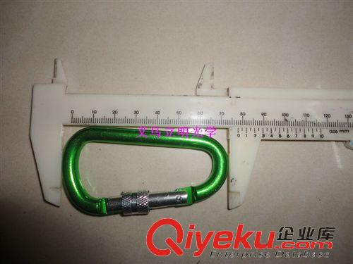 登山扣  計數器 8號D型帶螺母鎖鋁制登山扣鑰匙扣快掛原始圖片2