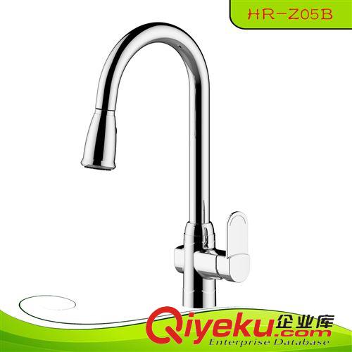 鋅合金抽拉龍頭 【廚房水龍頭】精品抽拉菜盆水龍頭－h(huán)uarong/華融（HR-Z05A）