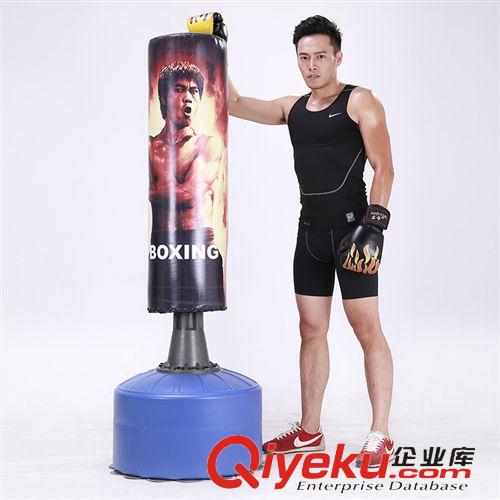 武術(shù)用品系列 會軍體育新品推薦拳擊立式不倒翁沙包 炫彩帶吸盤拳擊武打王系列原始圖片2